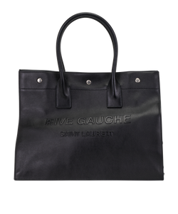 Rive Gauche tote, Leather, Black, DB, 0222, 3*